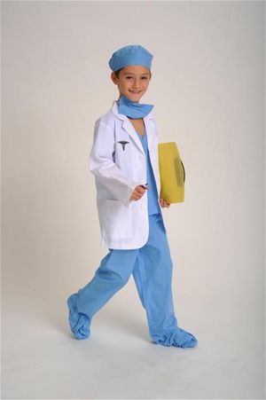 Aeromax PHYB-1214 Jr Physician in Blue - Size 12-14