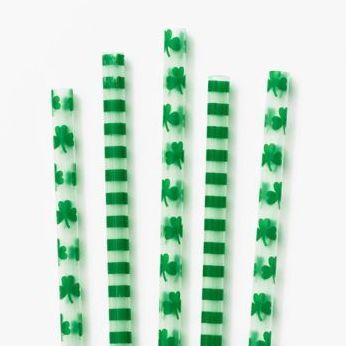 St. Patrick's Day Straws