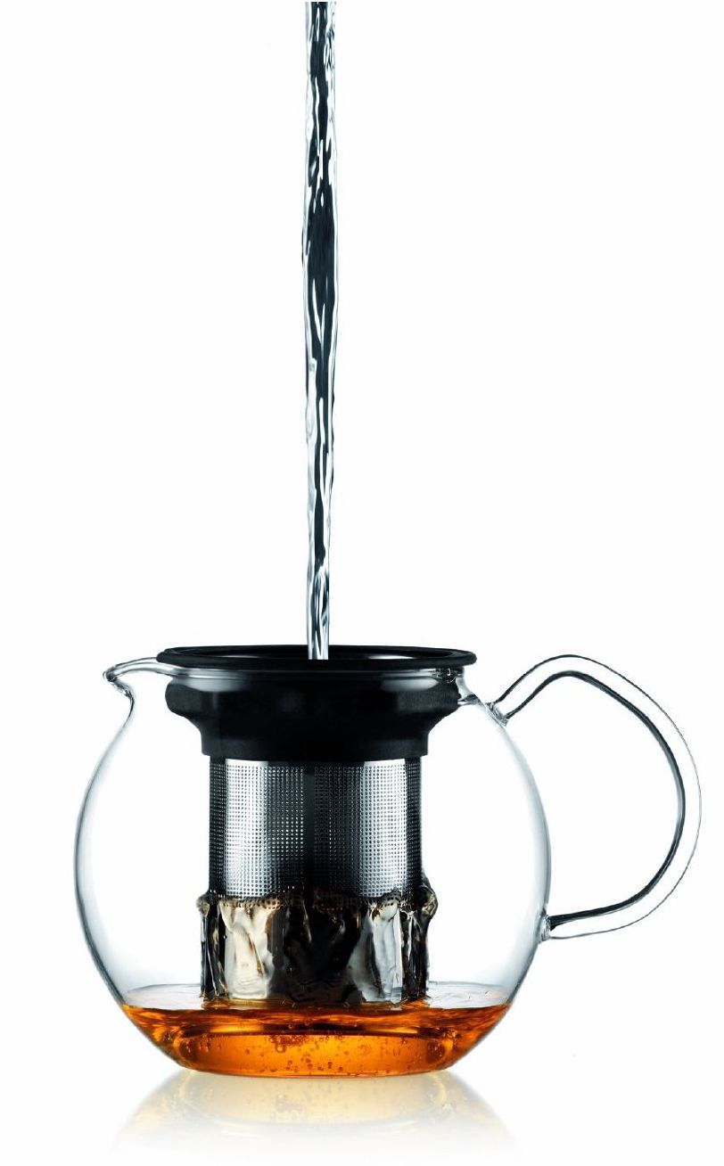 Assam Tea Press with Stainless Steel Filter, 34 oz.