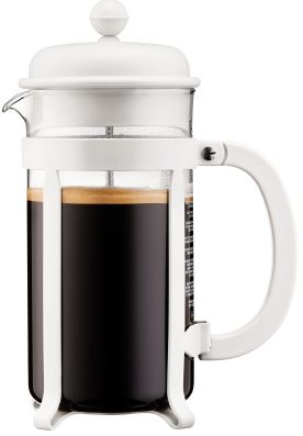 Java Coffee Press, 8 cup- White