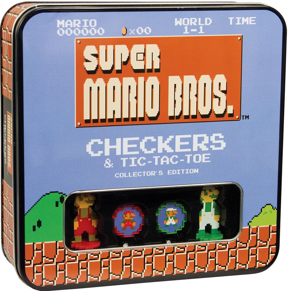 Super Mario Bros. Checkers & Tic-Tac-Toe Collector's Edition