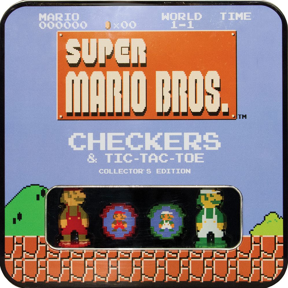 Super Mario Bros. Checkers & Tic-Tac-Toe Collector's Edition