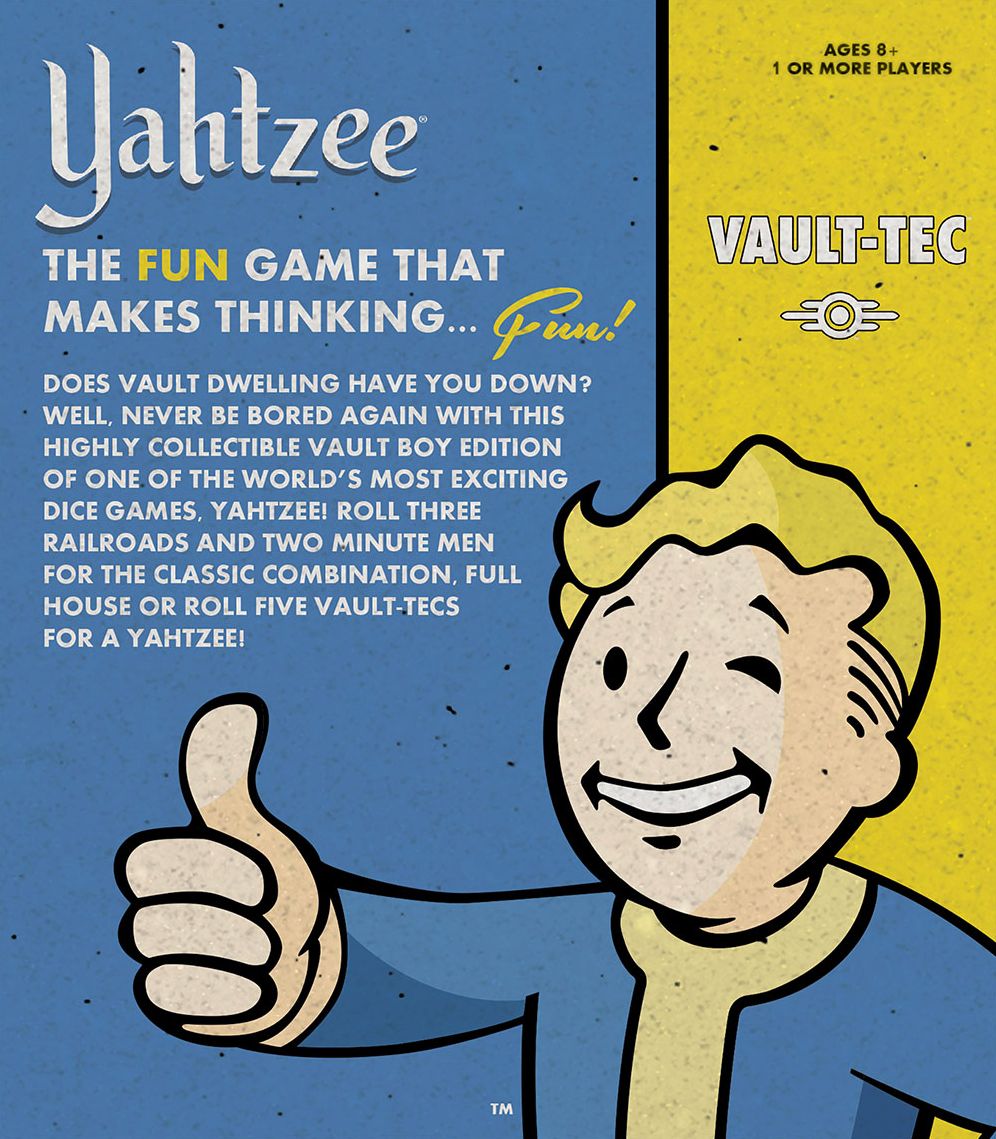 YAHTZEE®: Fallout® Vault Boy Edition