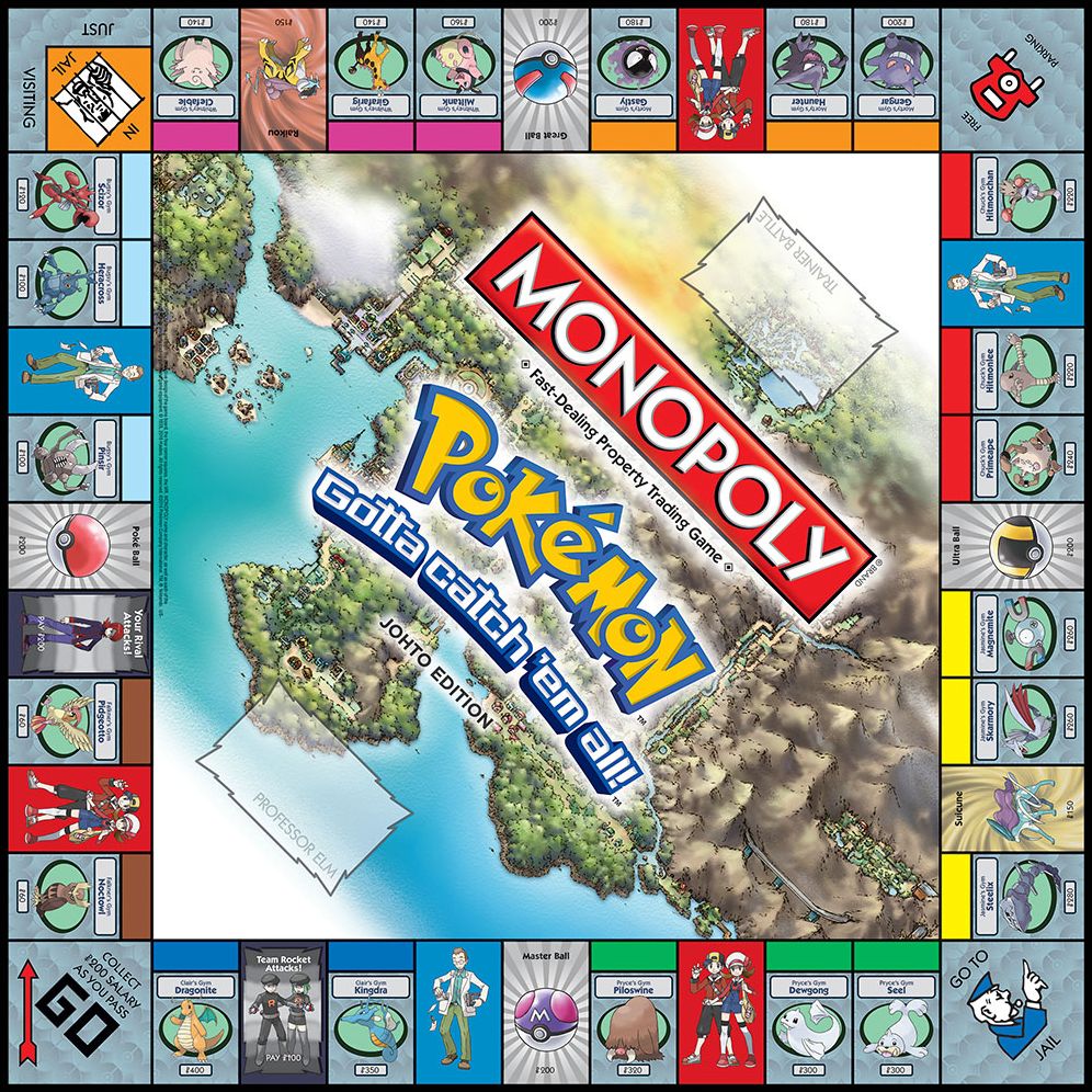 MONOPOLY: Pokemon Johto Edition