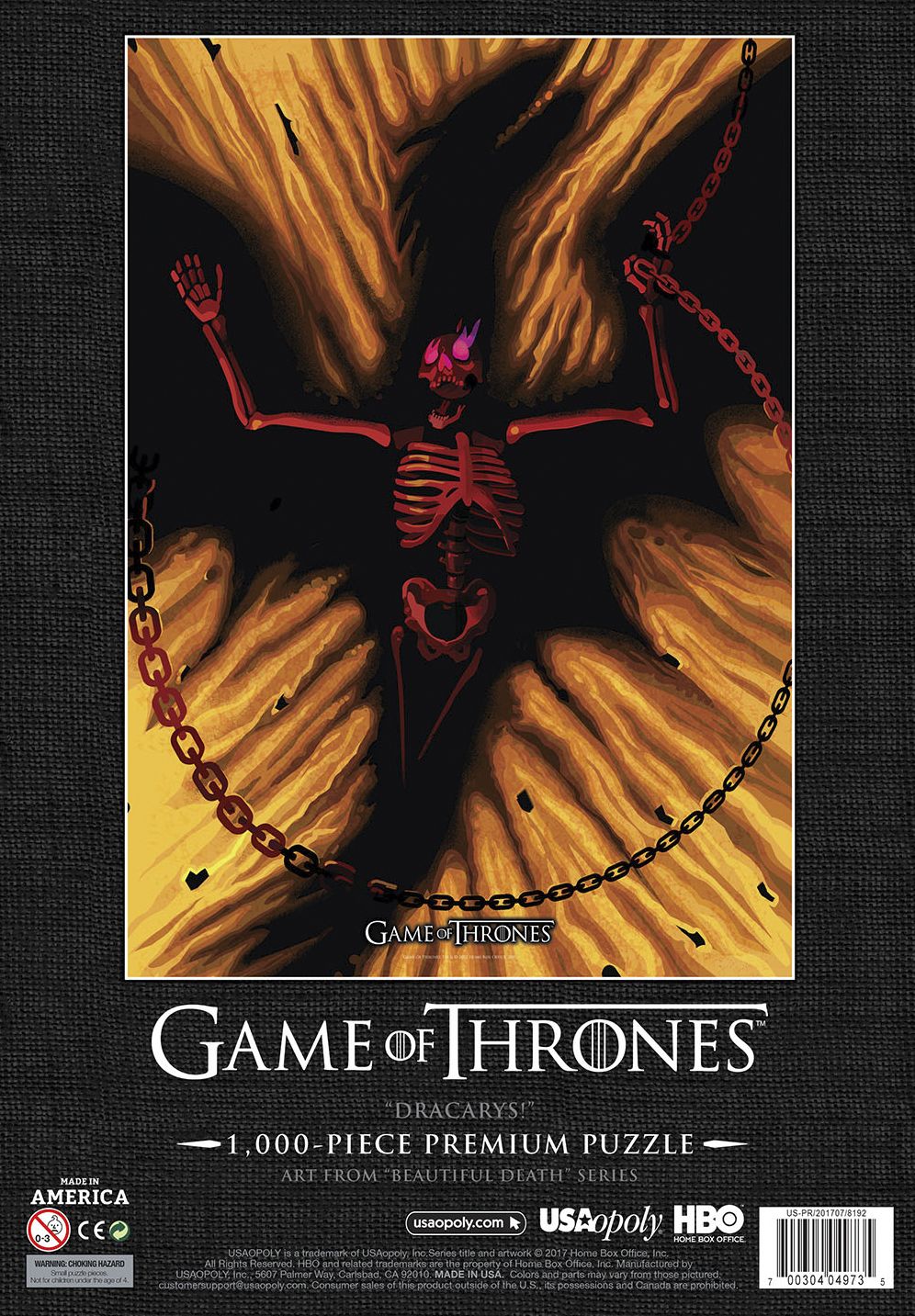Game of Thrones Dracarys Puzzle BN Exc
