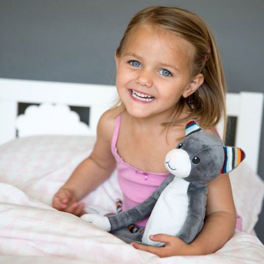 Zazu Katie the Cat Plush Toy Music Box and Nightlight