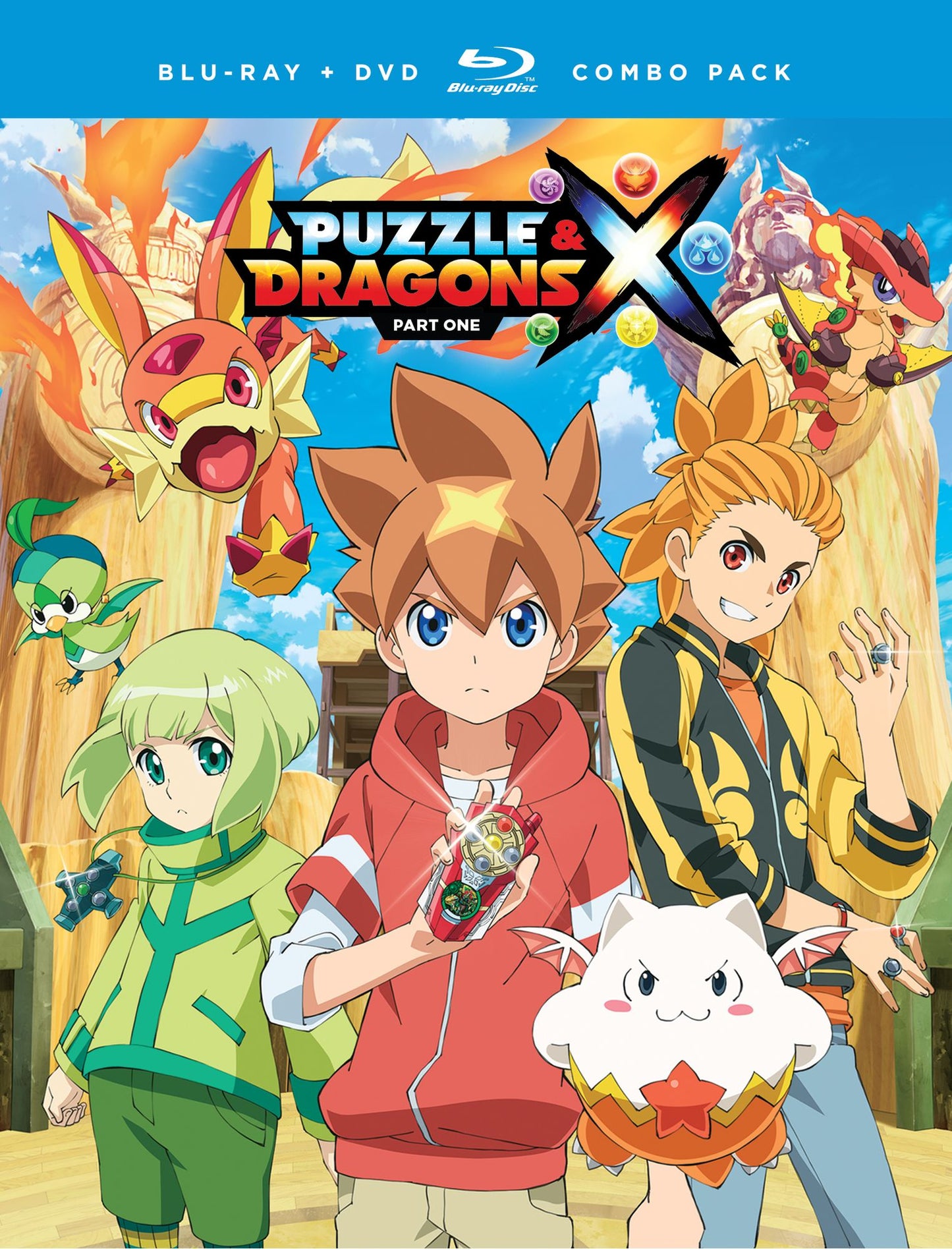Puzzle and Dragons X: Part One [Blu-ray/DVD] [4 Discs]