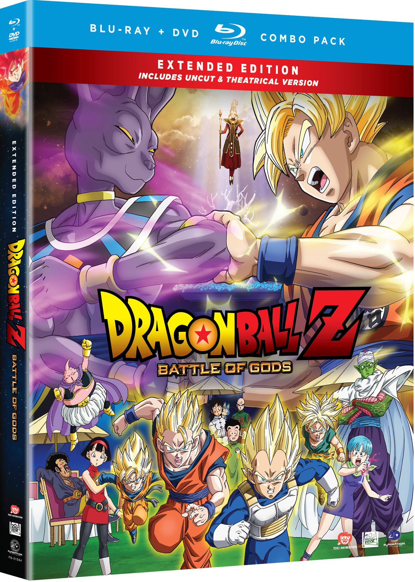 DragonBall Z: Battle of Gods [Uncut/Theatrical] [3 Discs] [Blu-ray/DVD]