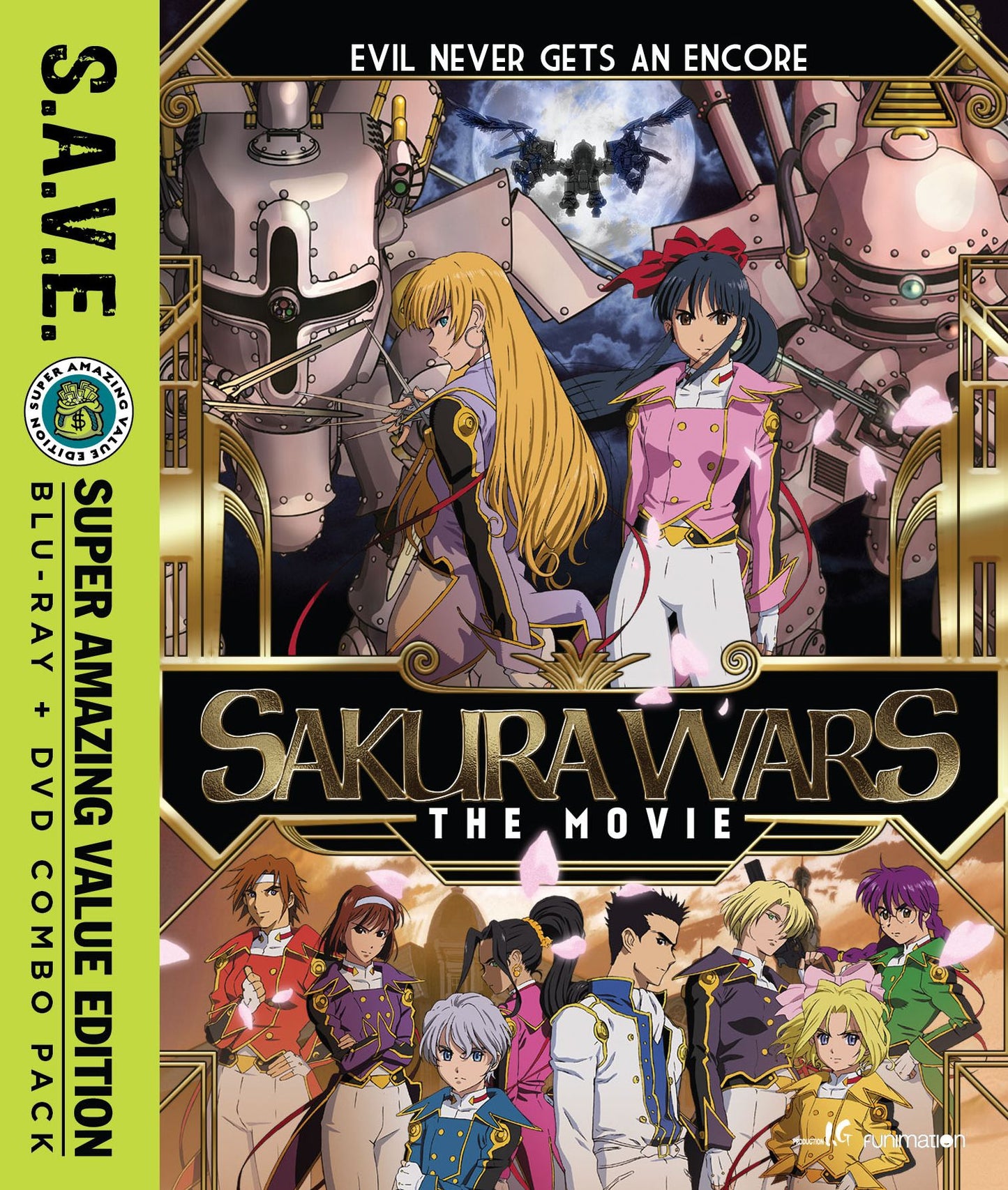 Sakura Wars: The Movie [S.A.V.E.] [Blu-ray/DVD] [2 Discs]