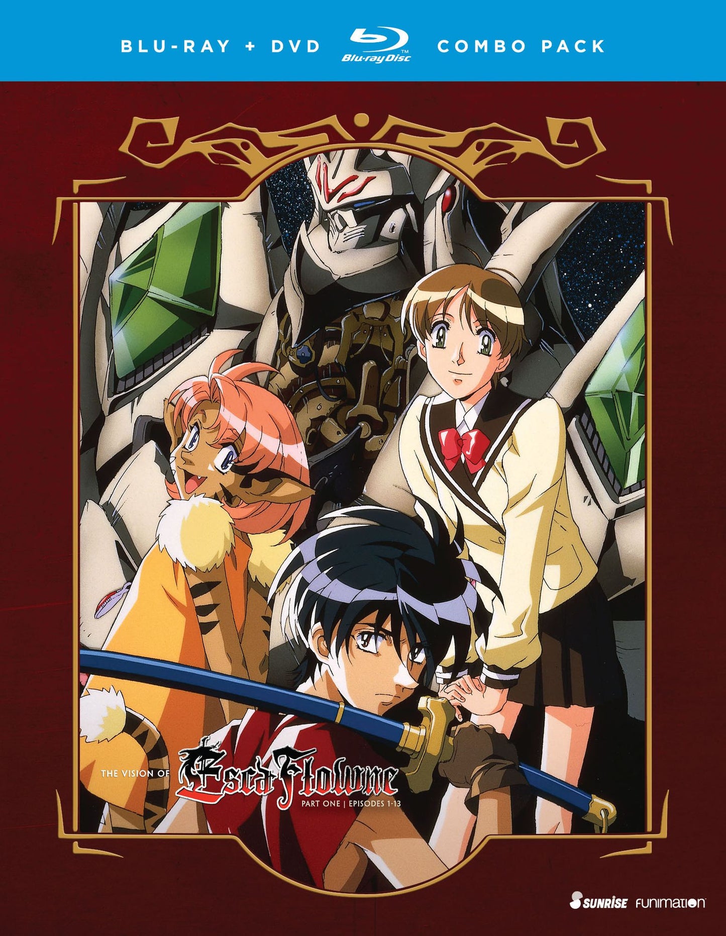 The Vision of Escaflowne: Part One [Blu-ray/DVD] [6 Discs]