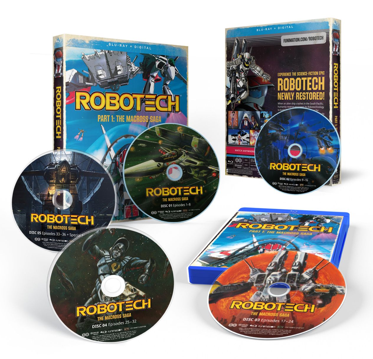Robotech: Part 1 (The Macross Saga) (5Pc) / (Box)