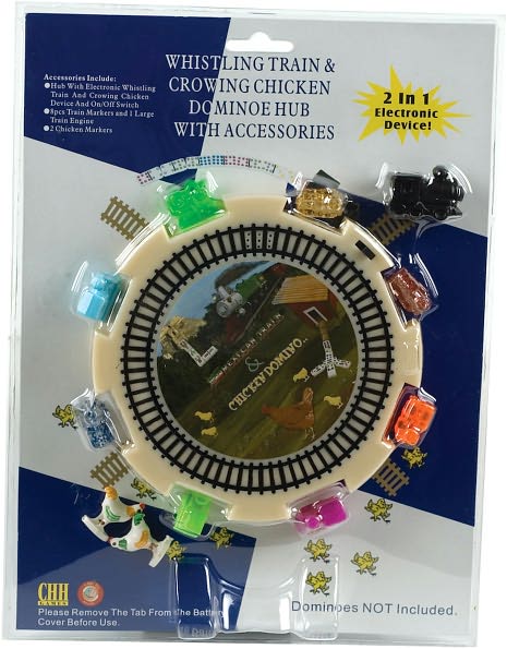 2 in 1 Domino Hub - Train & Chicken