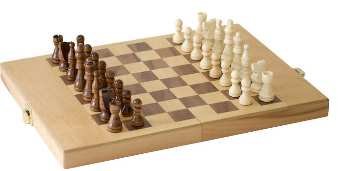 Chess & Shut the Box (9 Number) 11 Inch Game
