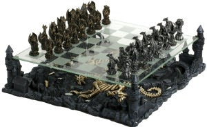 CHH 2127C 3D Chess Set - Dragon