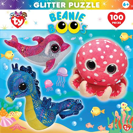 TY Beanie Boos Sea Creatures 100 Pc Puzzle
