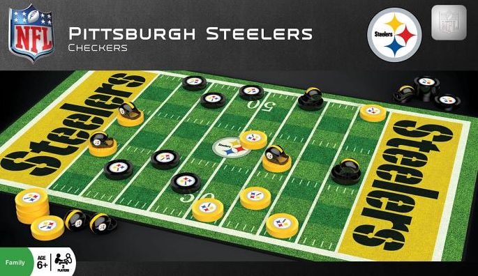 Masterpieces 41453 Pittsburgh Steelers Checkers Puzzle