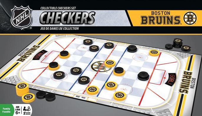 Masterpieces 41485 Boston Bruins Checkers Puzzle