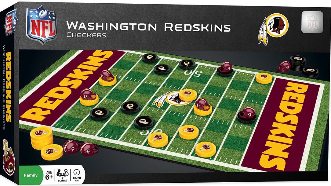 Masterpieces 41534 Washington Redskins Checkers Puzzle