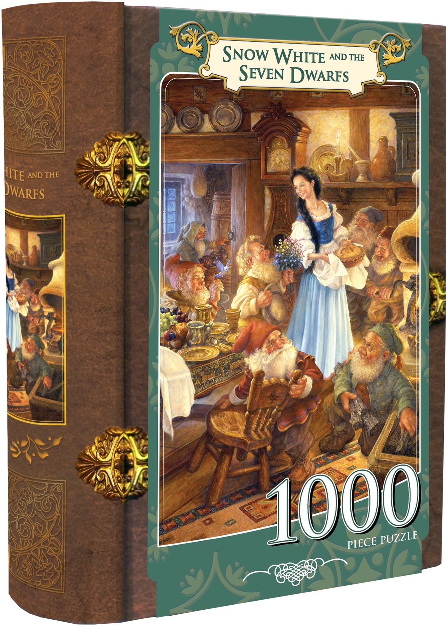 Snow White and the Seven Dwarfs - Book Box Puzzle