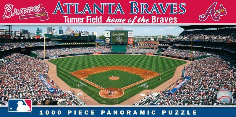 Masterpieces 91343 MLB Atlanta Braves Puzzle - 1000 Piece