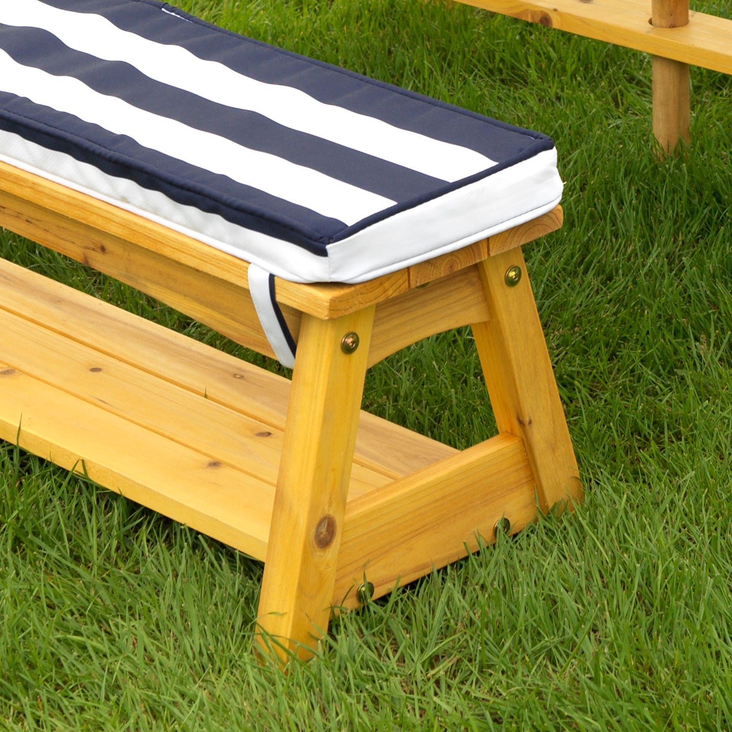 Kidkraft Outdoor Table & Bench Set w/ Cushions/Umbrella