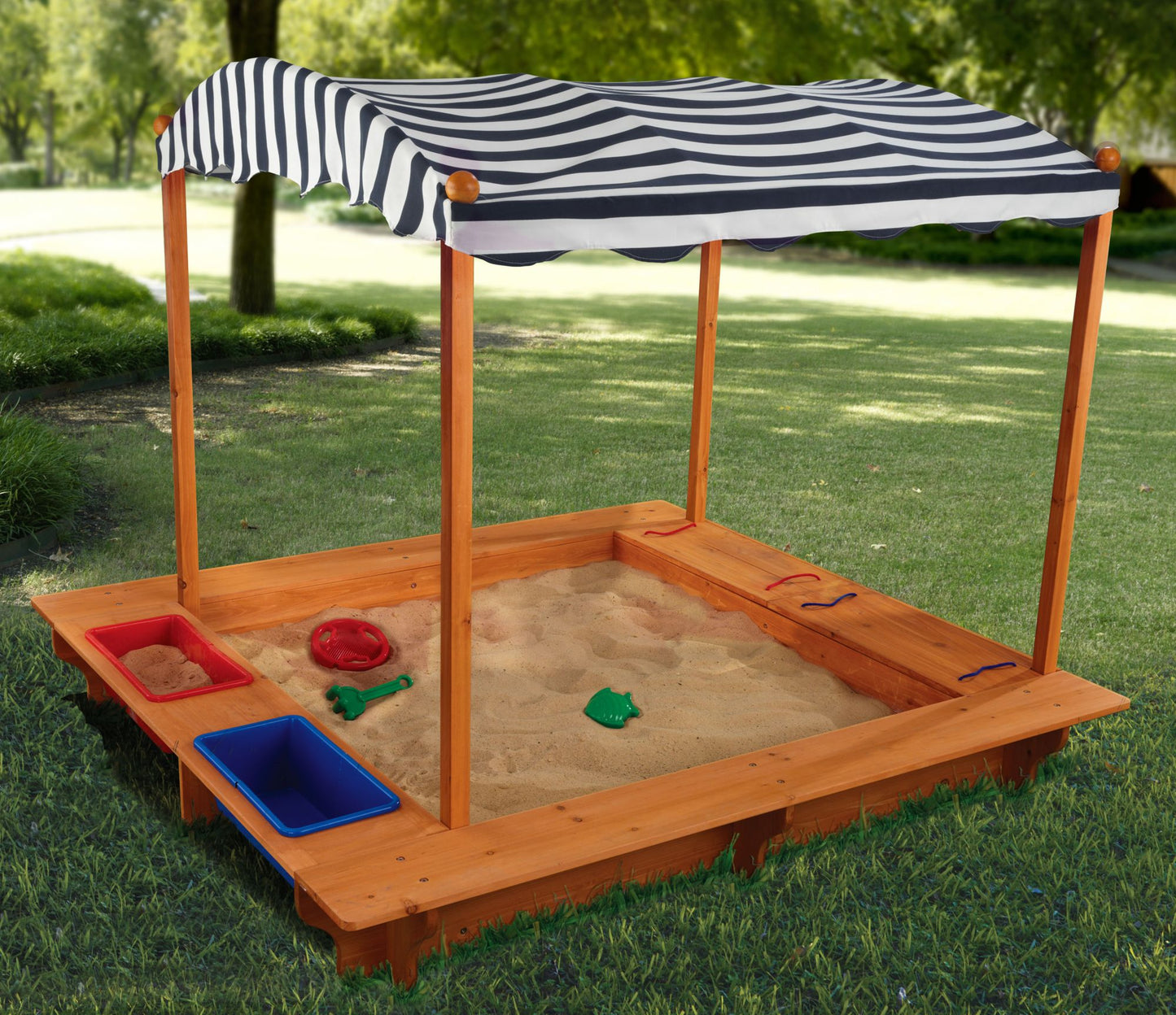 Kidkraft Kids Children Outdoor Sandbox with Canopy