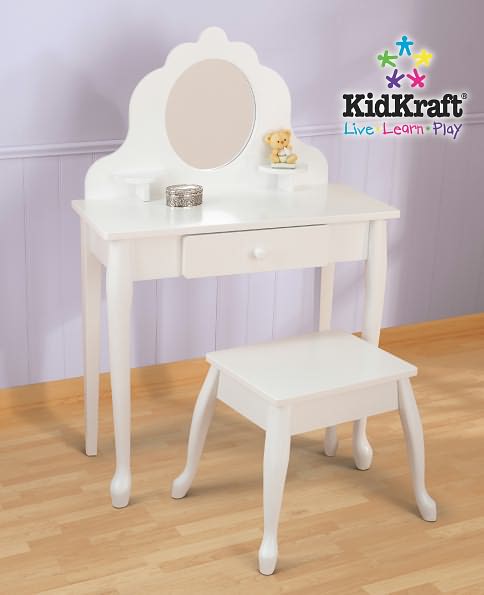 Medium Diva Vanity Table & Stool