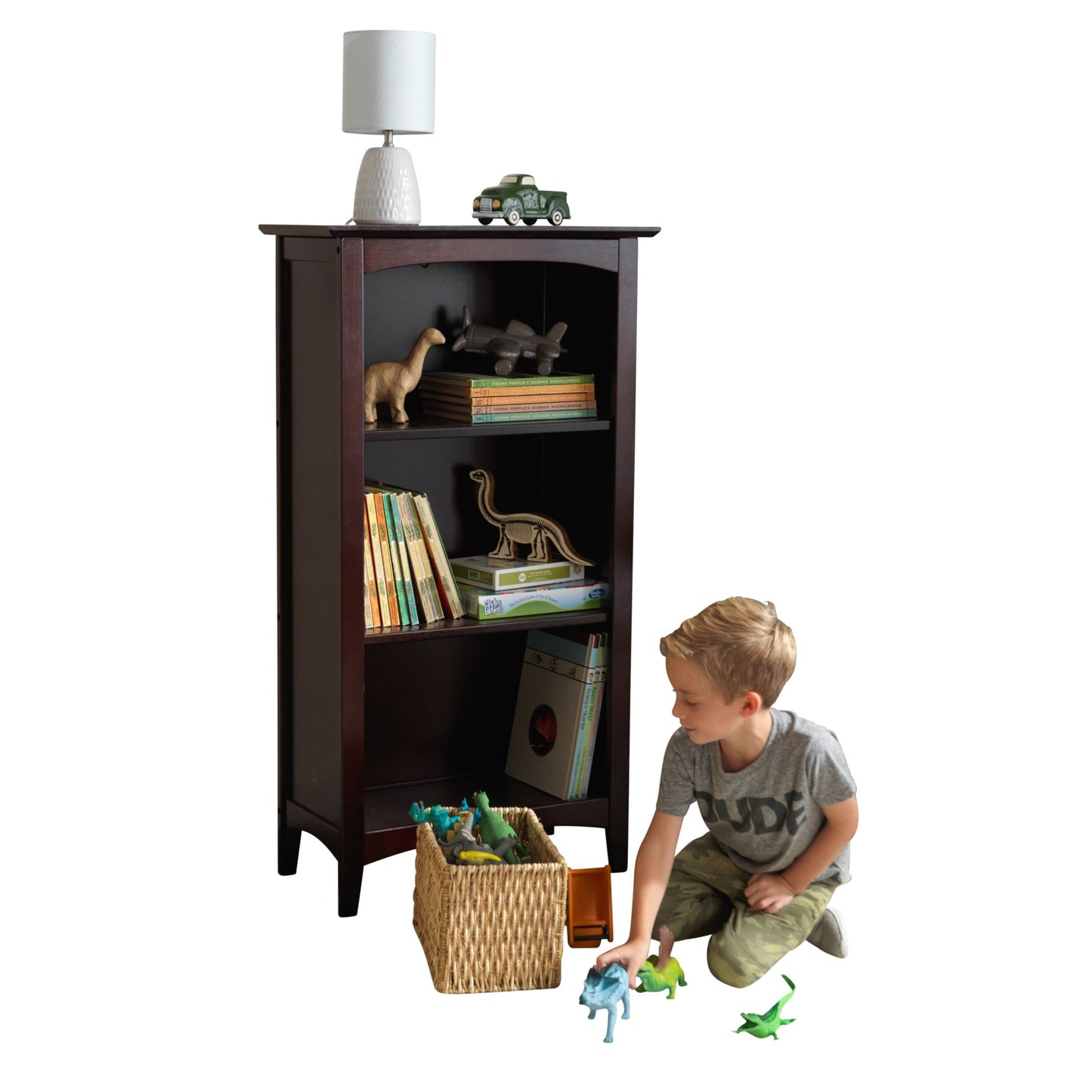 Avalon Tall Bookshelf- Espresso