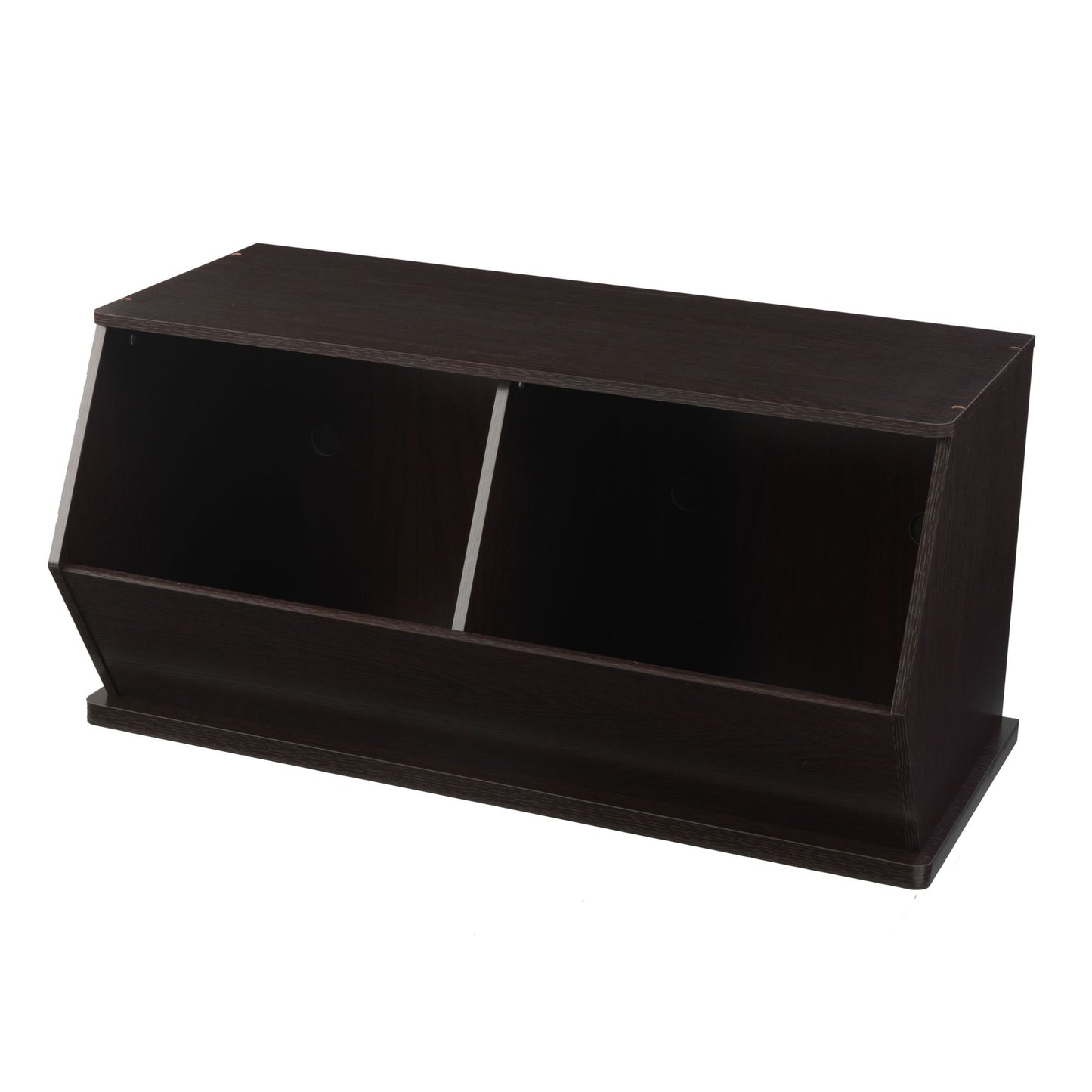 Double Storage Unit in Espresso