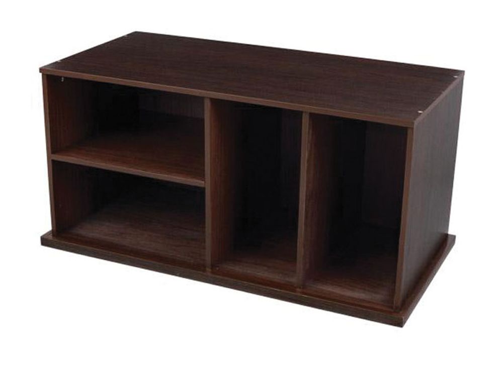 Storage Unit with Shelves in Espresso