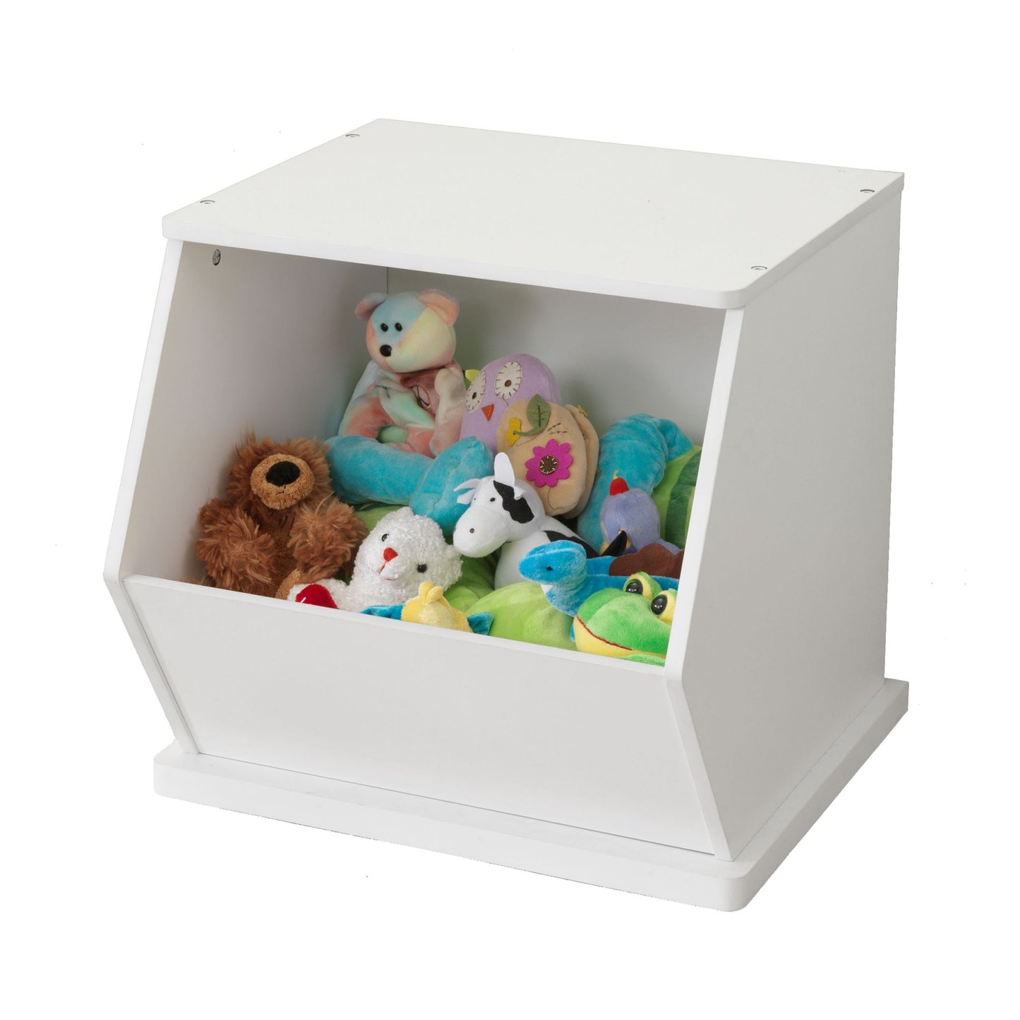 Storage Unit with Shelves in White