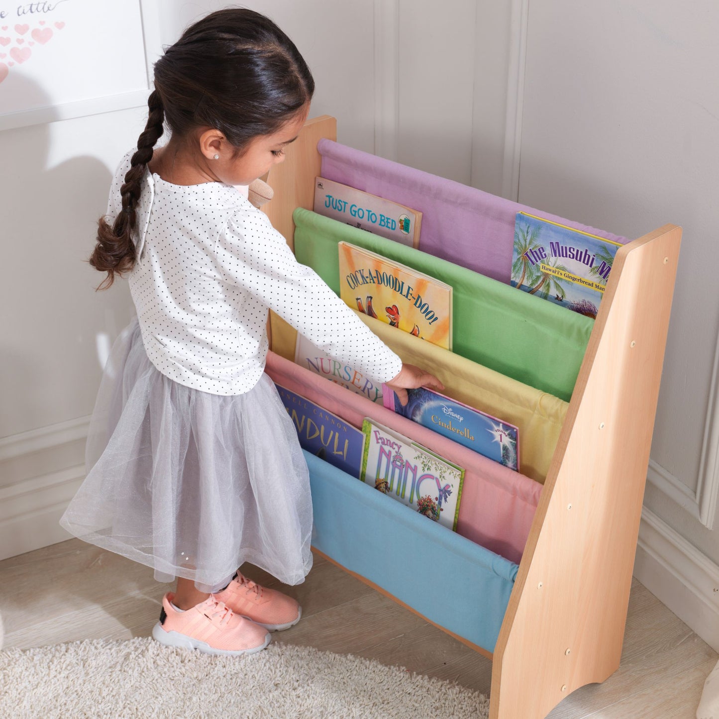 Sling Bookshelf - Pastel