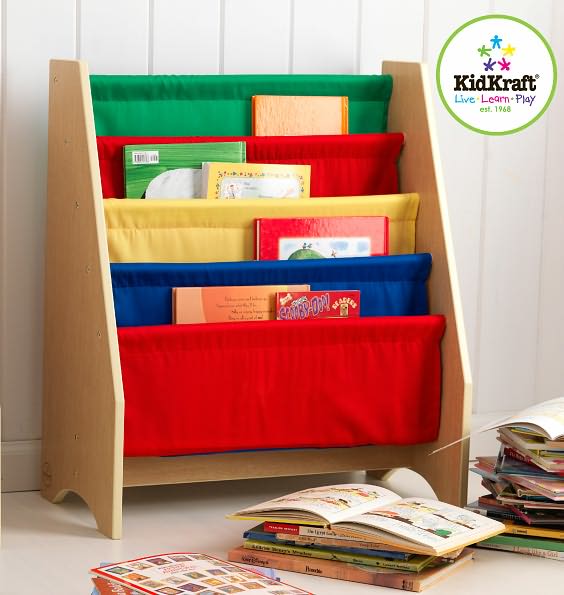 Sling Bookshelf - Primary Colors