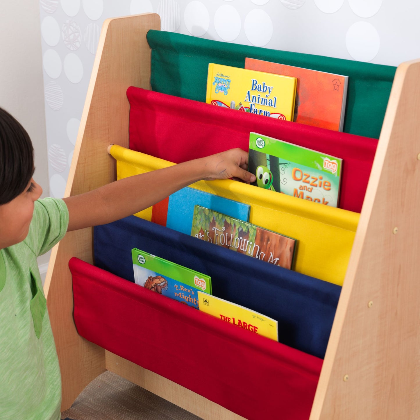 Sling Bookshelf - Primary Colors