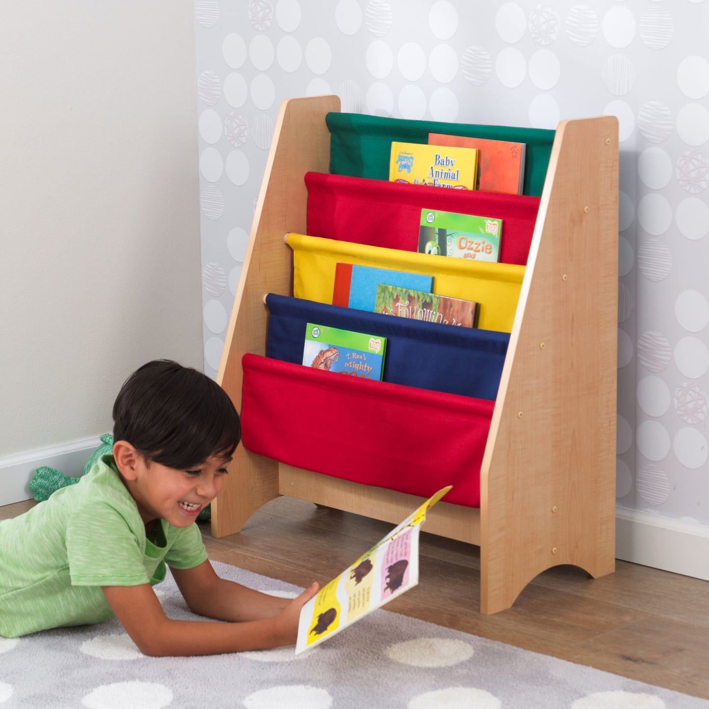 Sling Bookshelf - Primary Colors