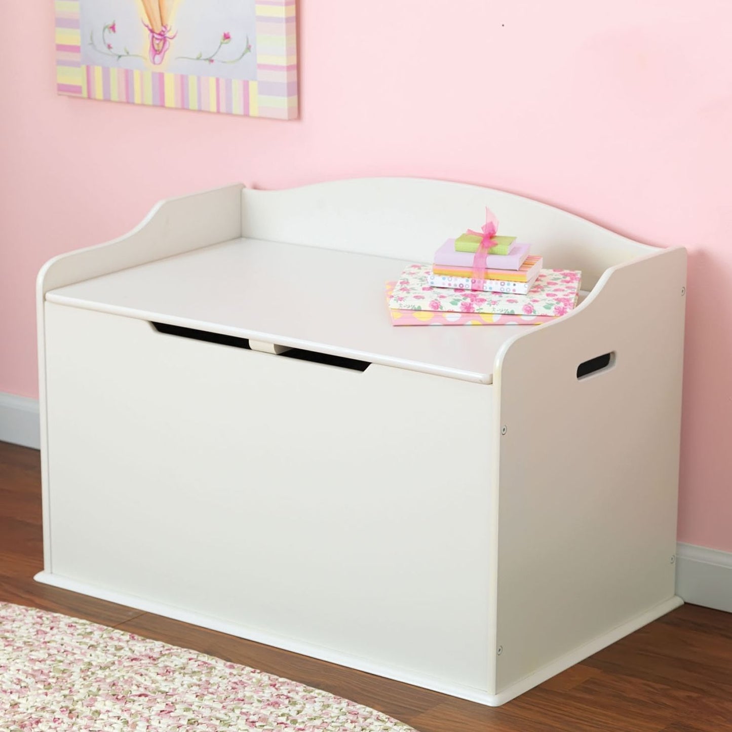 Austin Toy Box - White