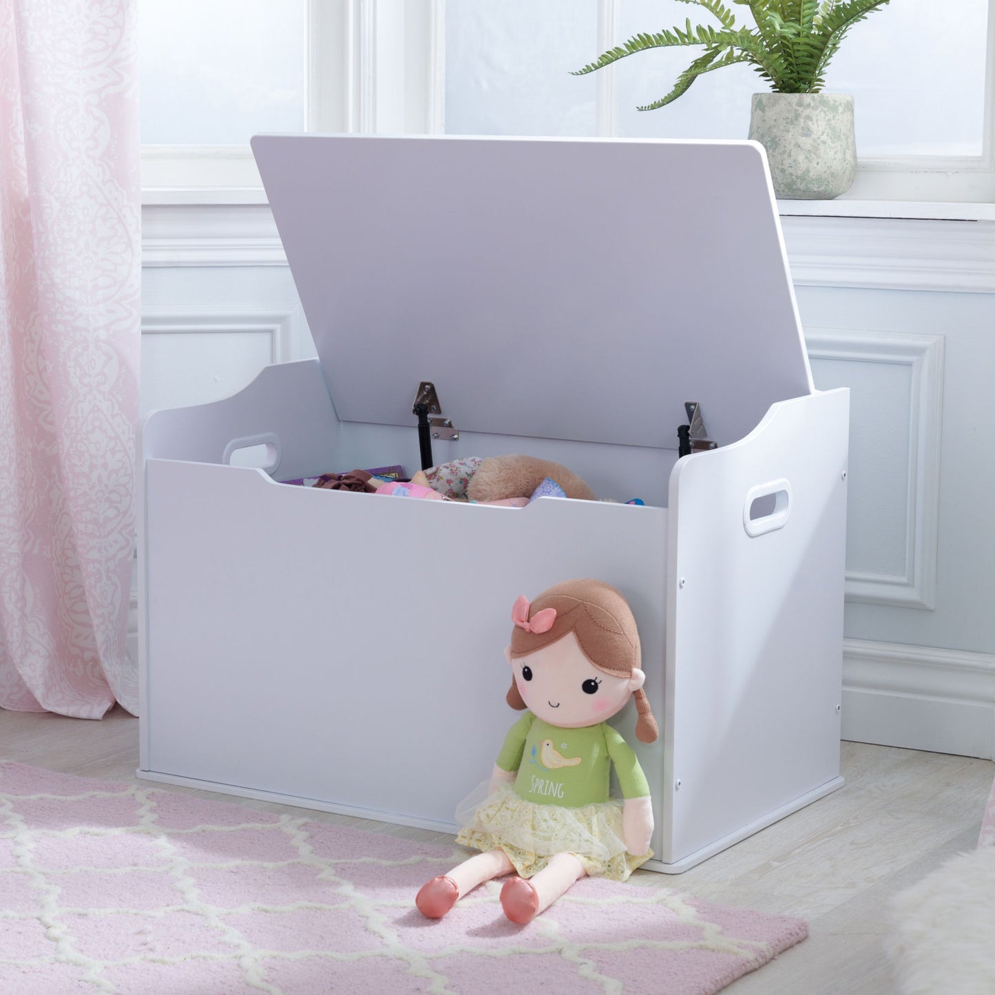 Austin Toy Box - White