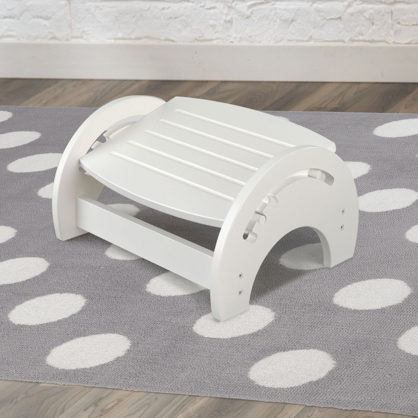 Adjustable Stool for Nursing - White