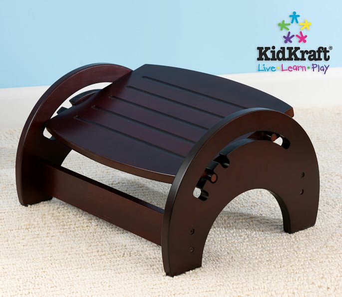 Adjustable Stool for Nursing - Cherry