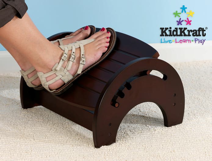 Adjustable Stool for Nursing - Cherry
