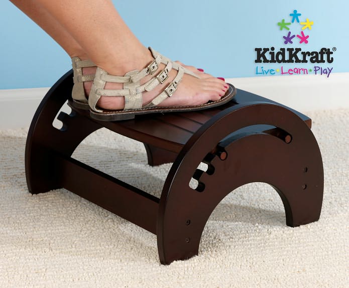 Adjustable Stool for Nursing - Cherry