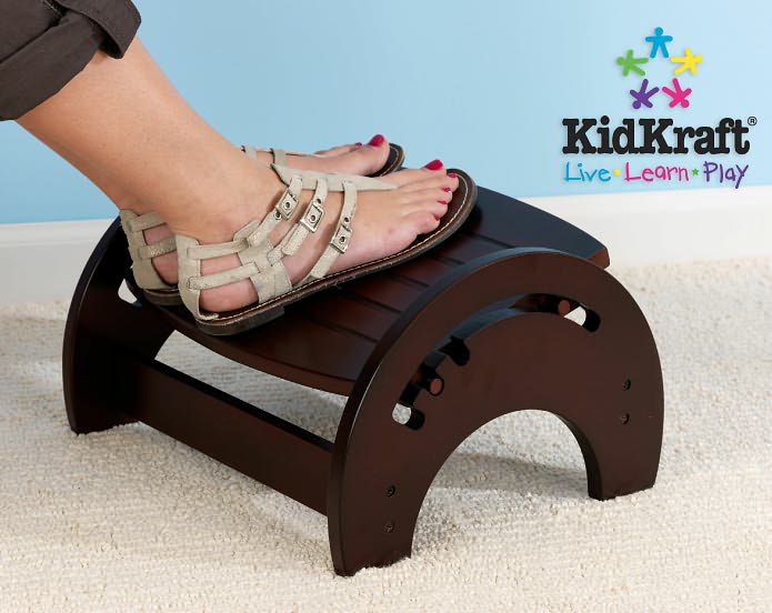 Adjustable Stool for Nursing - Cherry