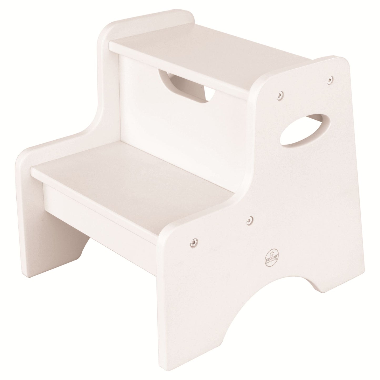 Two Step Stool - White