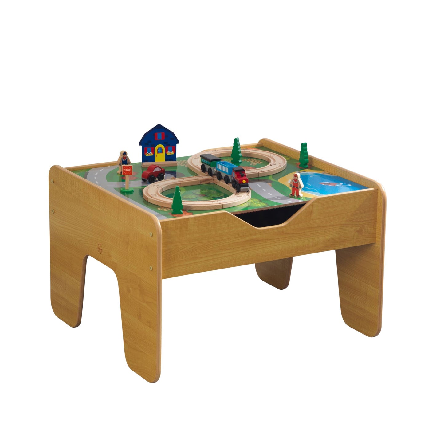 Kidkraft 2 in 1 Activity Table Lego Compatible - Natural