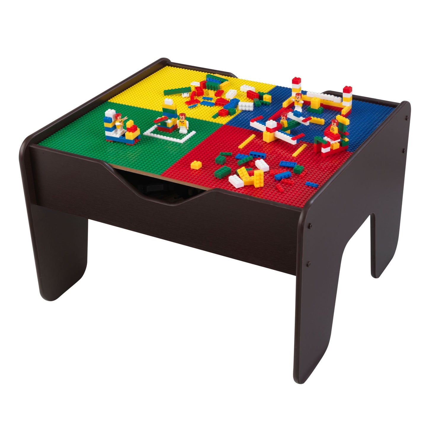 Kidkraft Kidkraft 2 in 1 Activity Table Lego Compatible - Espresso