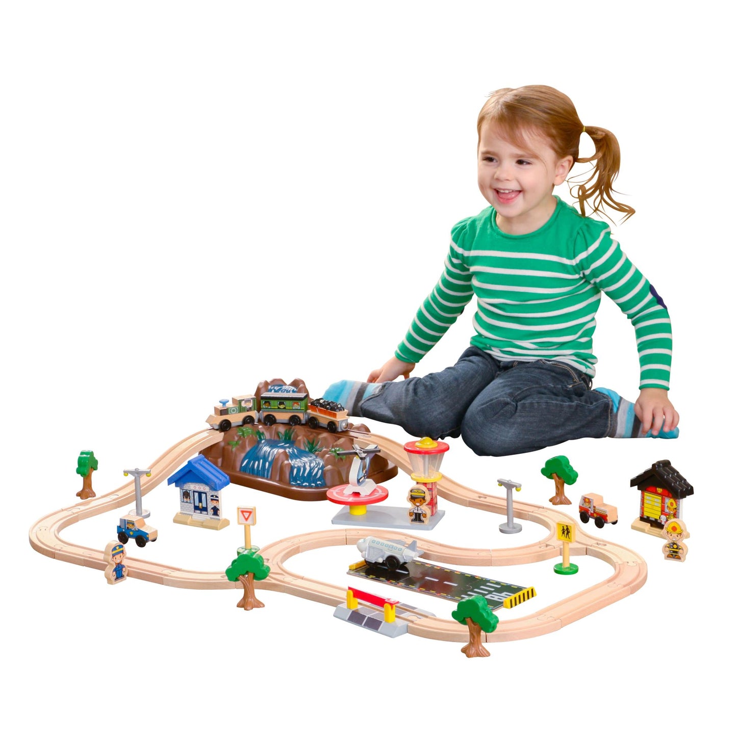 Bucket Top Mountain Train Set