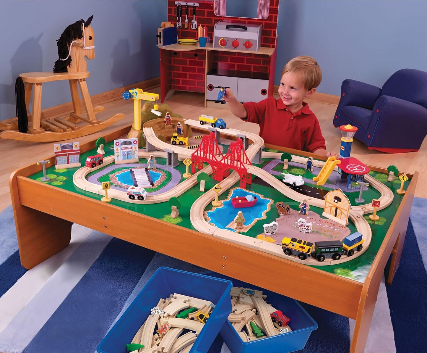 Ride Around Town Train set with Table