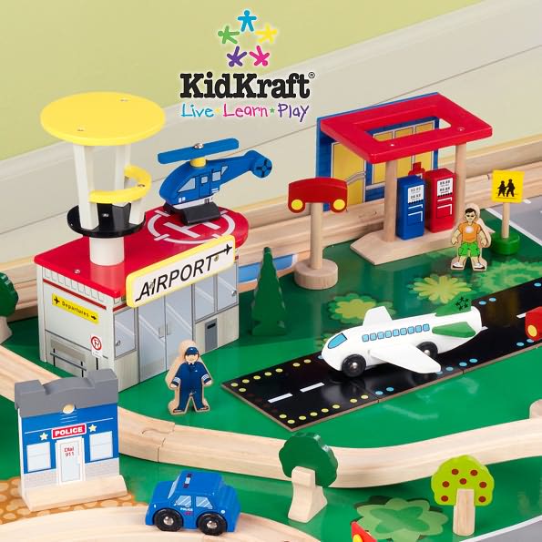 Waterfall Mountain Train Set and Table