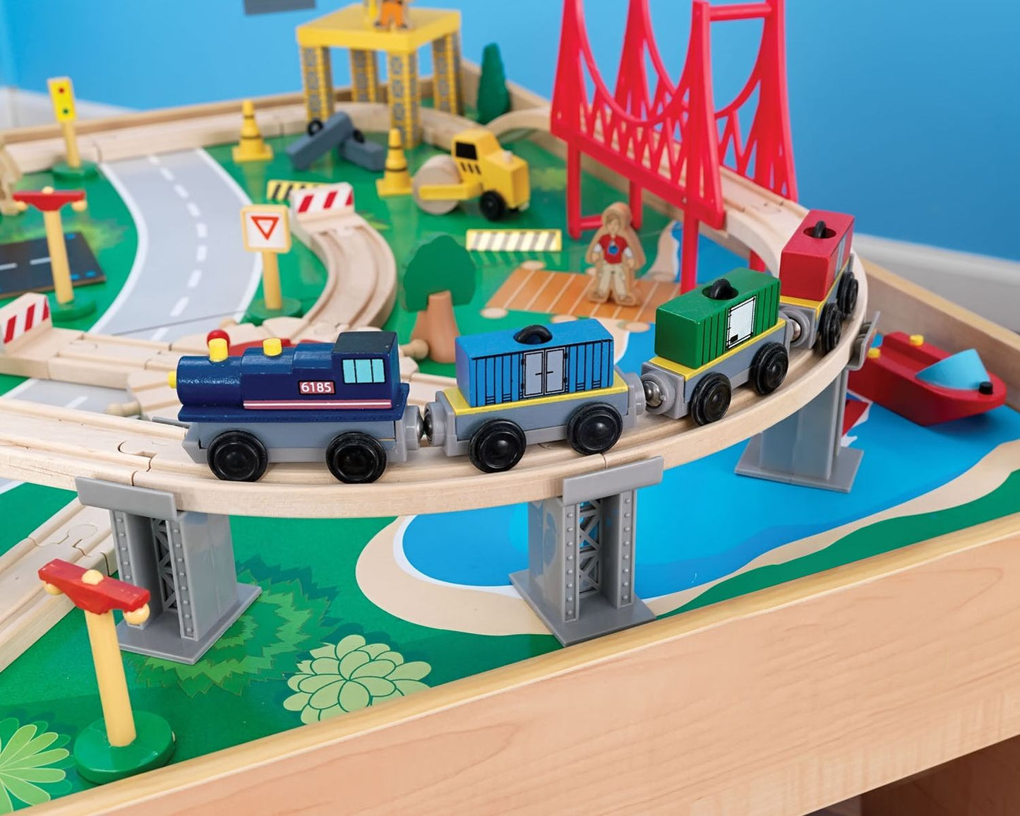 Waterfall Mountain Train Set and Table