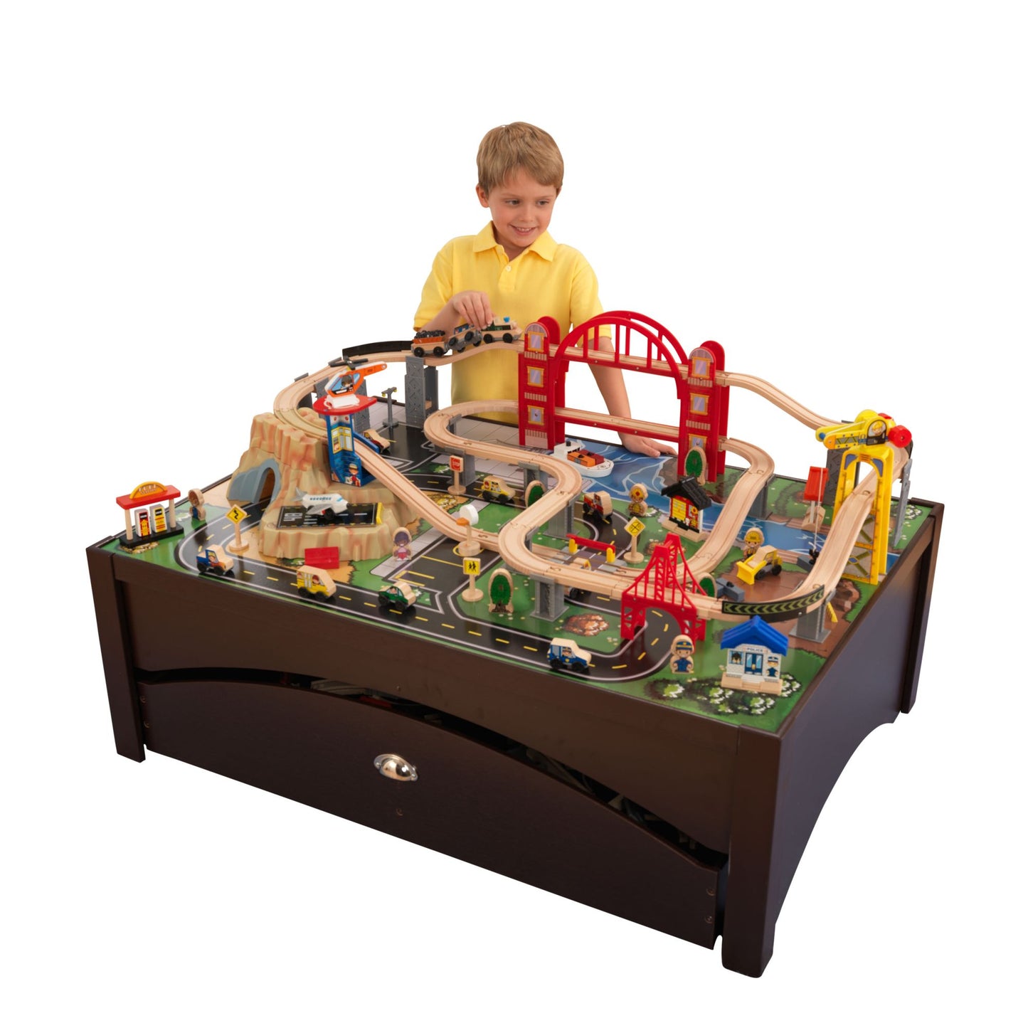 Metropolis Train Table and Set